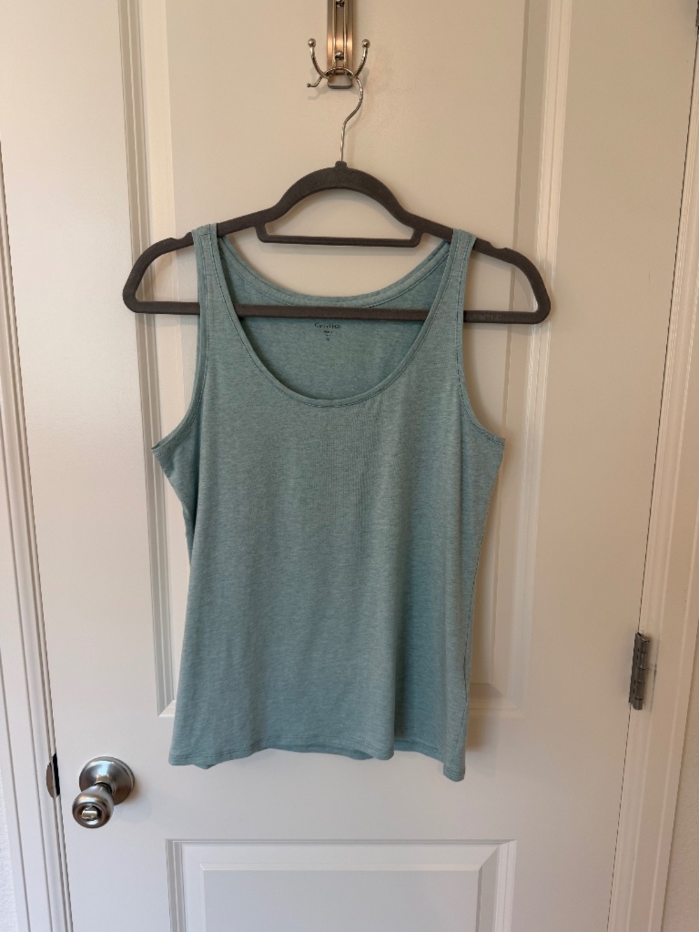 Garnet Hill Essential Tank in Robins Egg Blue
